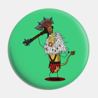 Barbaric Furry Pin