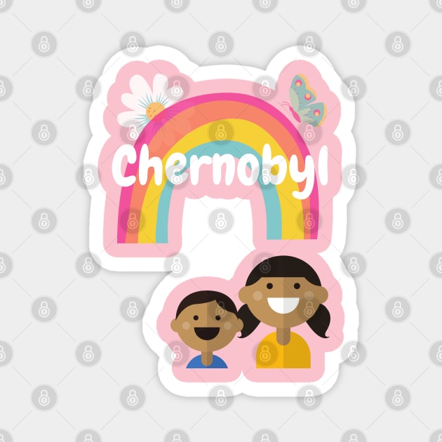 Chernobyl Happy Kids Magnet by DennisMcCarson