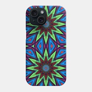 Green Starburst Phone Case