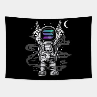 Astronaut Solana Coin To The Moon Crypto Token Cryptocurrency Wallet Birthday Gift For Men Women Kids Tapestry