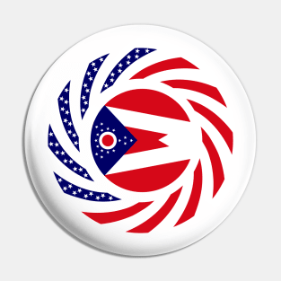 Ohio Murican Patriot Flag Series Pin