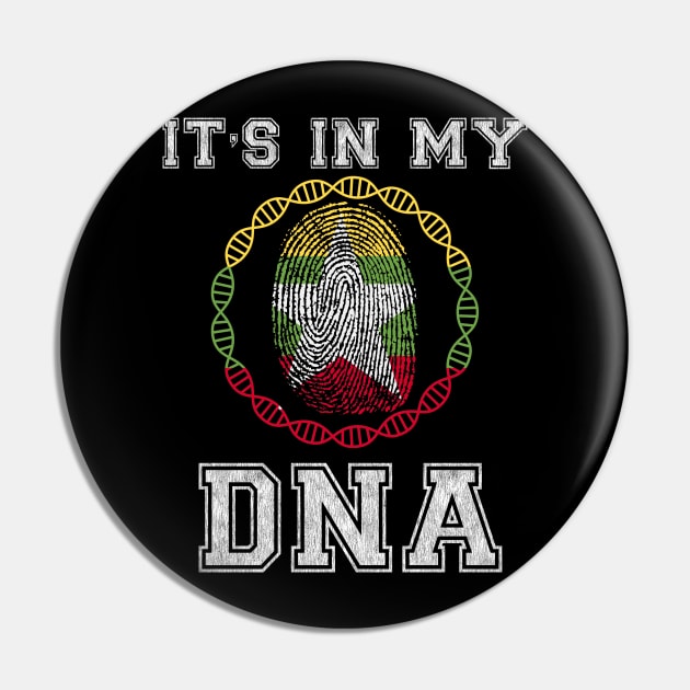 Myanmar  It's In My DNA - Gift for Burmese From Myanmar Pin by Country Flags