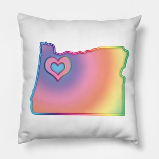 Portland Oregon Pride Pillow