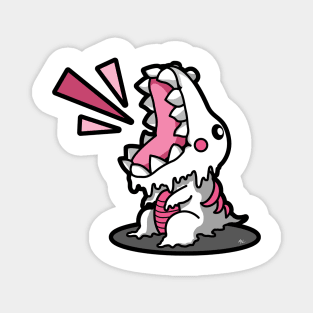 SM3GMASAURUS REX WHITE (PINK) Magnet