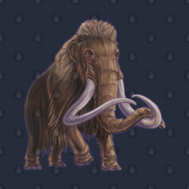 Mammuthus primigenius (Woolly Mammoth) by CoffeeBlack