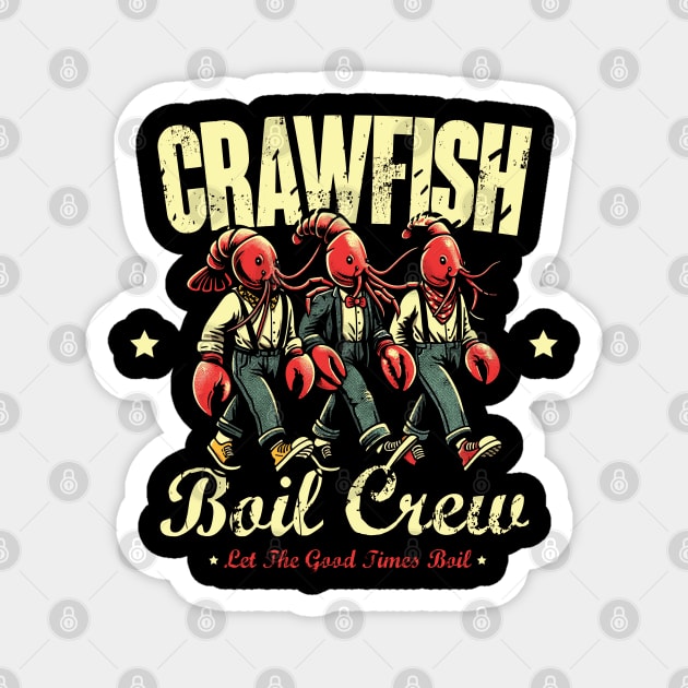 Crawfish Boil Crew Magnet by Depot33