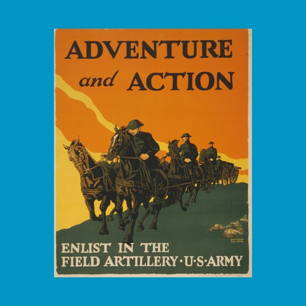 World War I Poster - Adventure And Action! by Struggleville