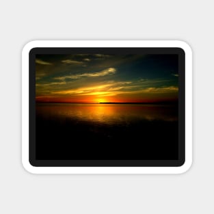 Blue Sun Set Magnet