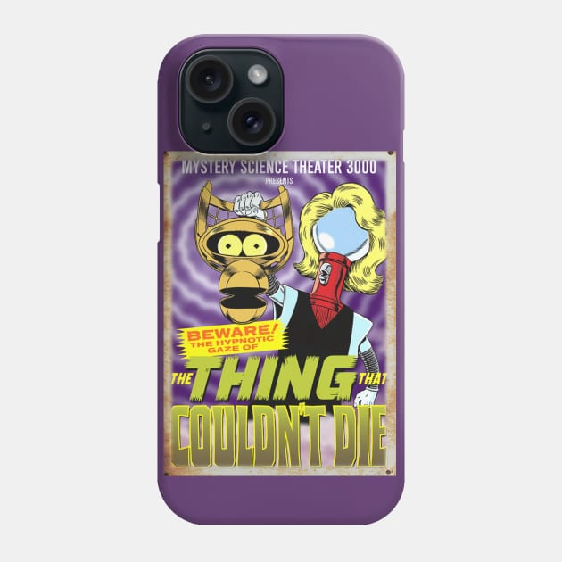 Mystery Science Rusty Barn Sign - The Thing That Couldn't Die Phone Case by Starbase79