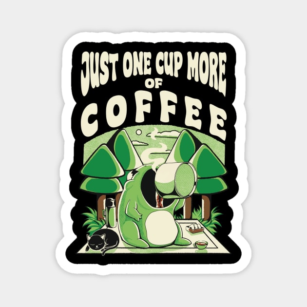 Froggy's Forest Coffee Magnet by underflame