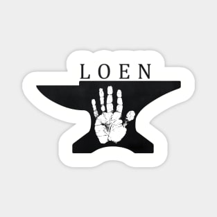 White Hand Anvil - Loen Magnet