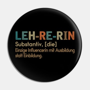 LEH-RE-RIN SUBSTANTIV Pin