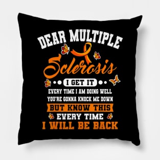 Multiple Sclerosis Encephalomyelitis Disseminata MS Survivor Pillow