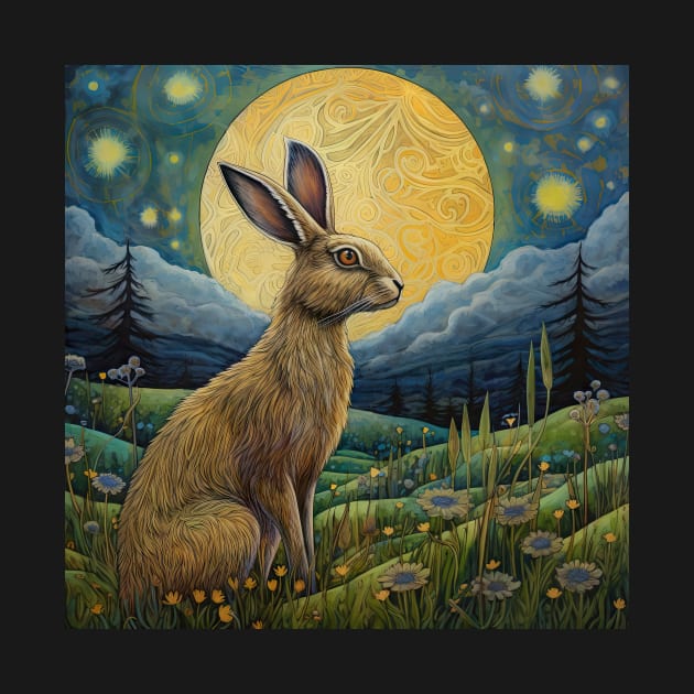 Moonlit Reverie: The Hare's Serenity 05 by thewandswant