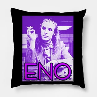 Brian Eno :: Retro Ambient Icon FanArt Pillow