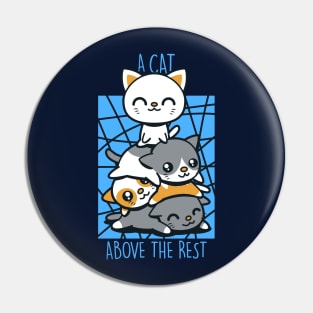 Cute Funny Kawaii Cats Bonding Funny Saying Gift For Cat Lovers Pin