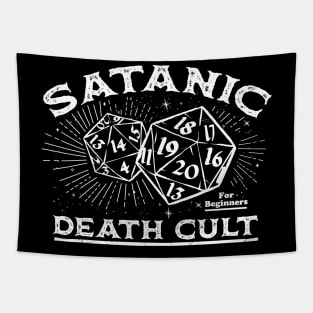 Satanic Death Cult for beginners -White Tapestry