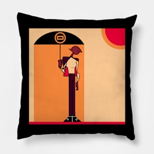 Vampire in the Sun Pillow