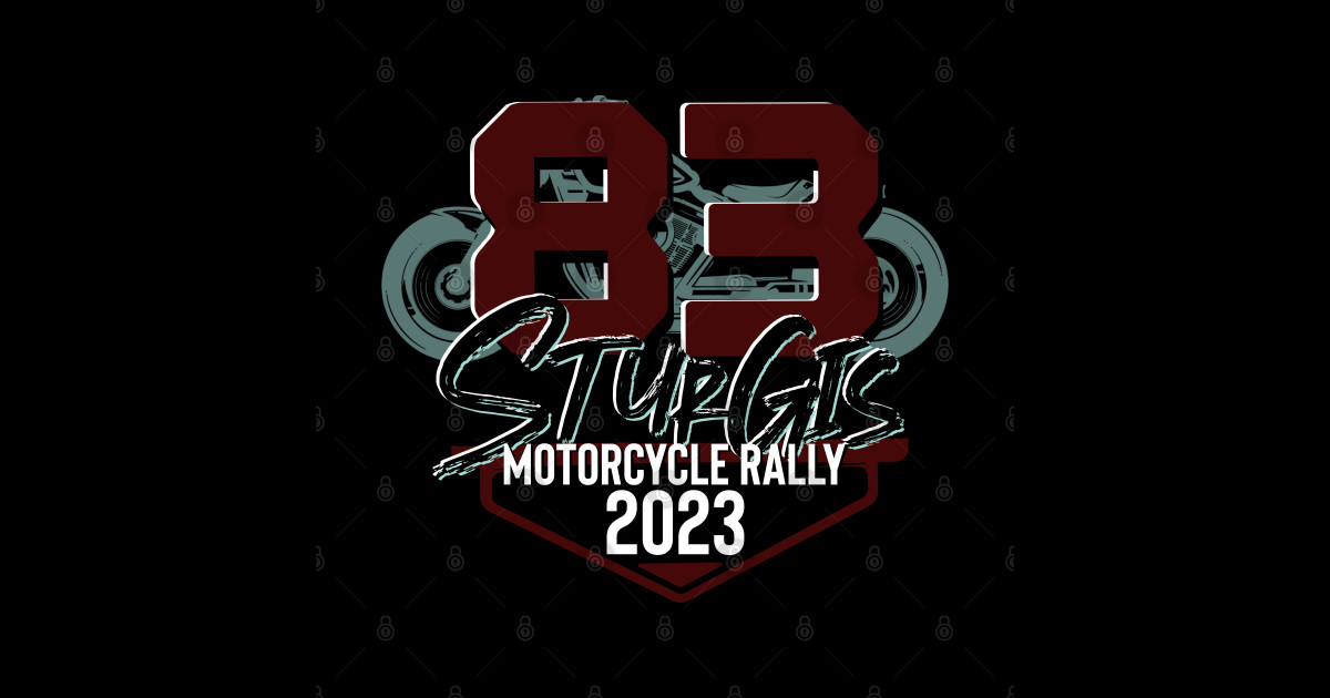 Logo Style 83rd Sturgis Motorcycle Rally 2023 Sturgis South Dakota 