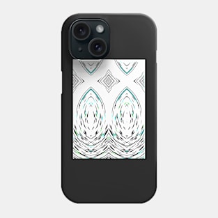 Modern Mirror Folk Geometric Pattern Ornament Phone Case