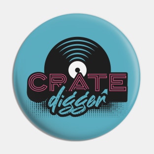 Retro Crate Digger Y2K // Vintage Record Collector Pin