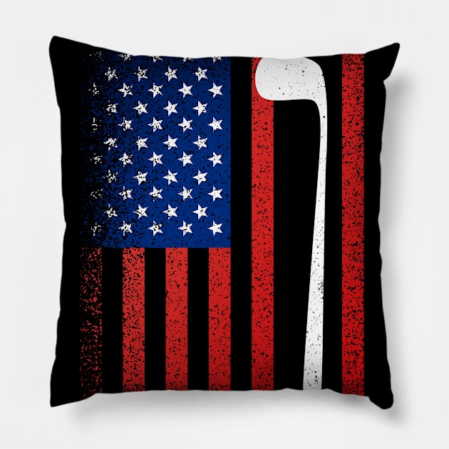 Love Golf Flag Pillow by oyshopping