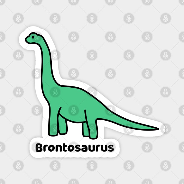 Brontosaurus Magnet by dewarafoni