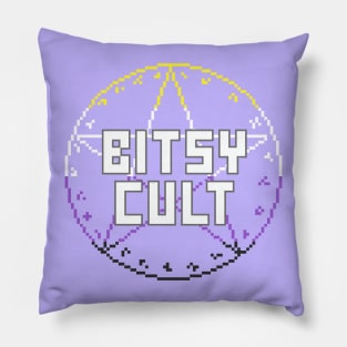 Nonbinary Bitsy Cult Pillow