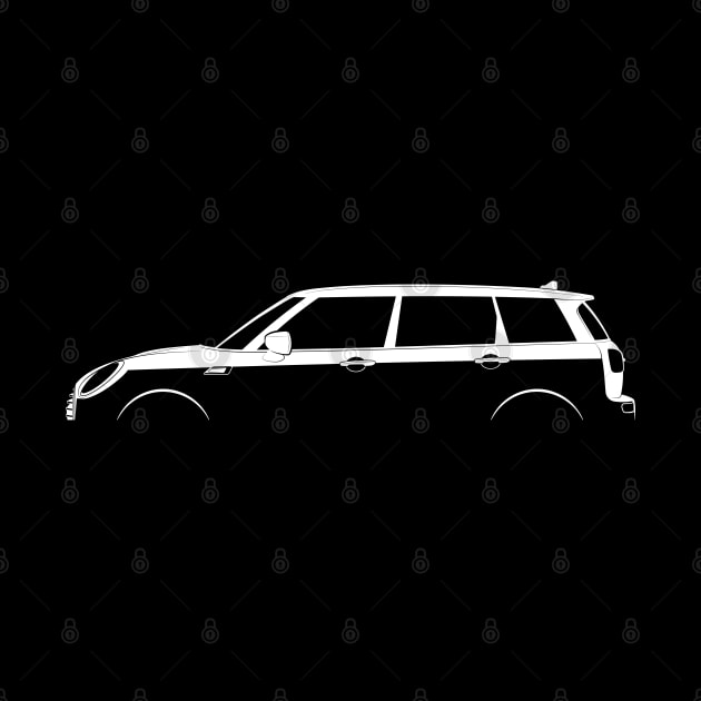 Mini Cooper Clubman (F54) Silhouette by Car-Silhouettes