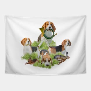 Beagles Tapestry