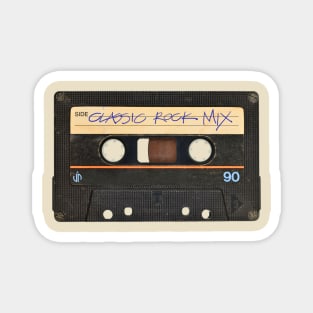 Classic Rock Mix Tape Magnet