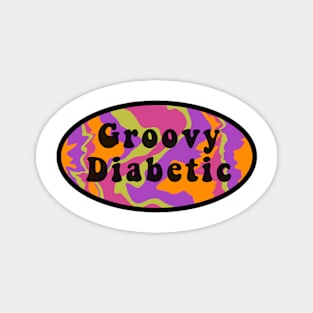 Groovy Diabetic Magnet