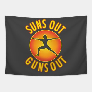 Suns Out Guns Out Tapestry