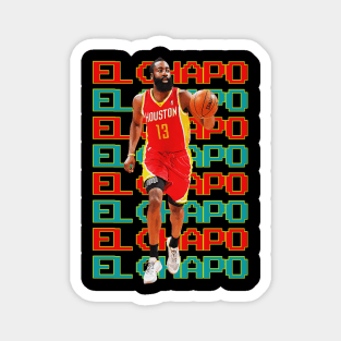 el chapo vector art Magnet