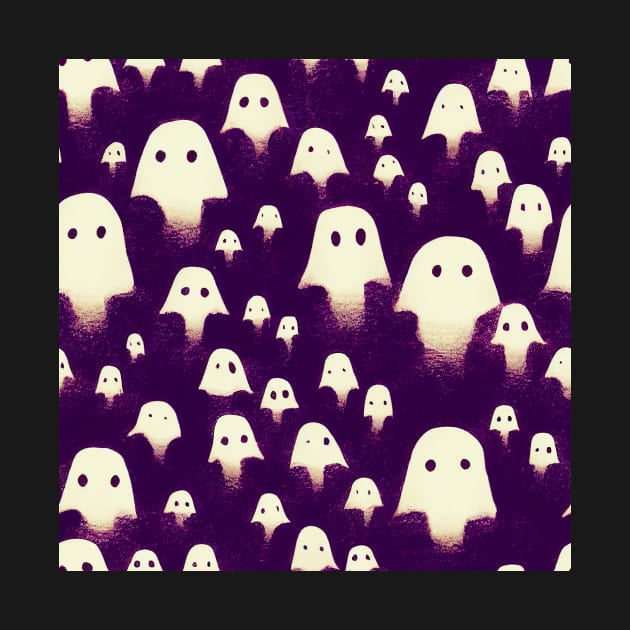 Cute Ghosts Pattern by SusanaDesigns