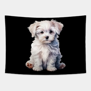 Puppy Maltese Tapestry