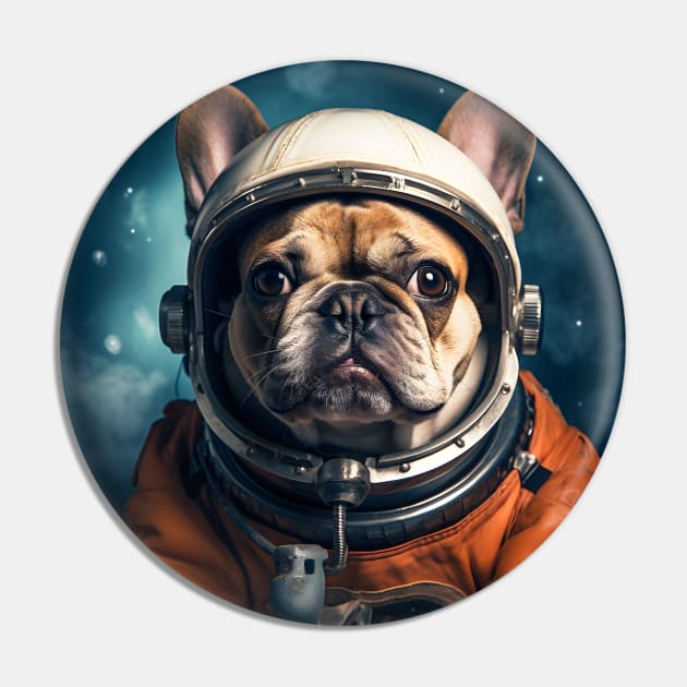Astro Dog - French Bulldog Pin by Merchgard