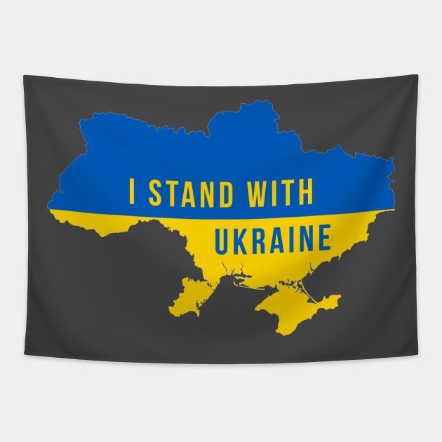 i stand with ukraine Tapestry by KayBar27