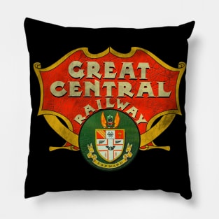 Vintage Great Central Railway Crest MotorManiac Pillow