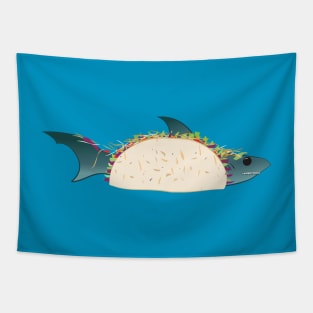 Taco Shark Tapestry