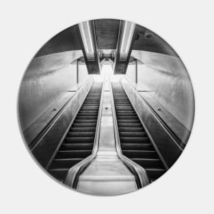 Subway escalator symmetry Pin