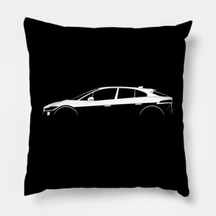 Jaguar I-Pace Silhouette Pillow