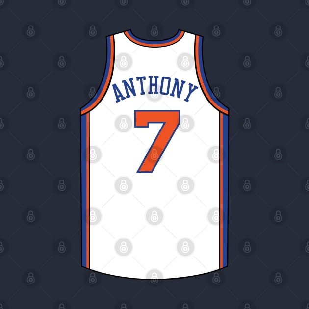 Carmelo Anthony New York Jersey Qiangy by qiangdade