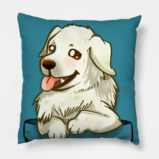 Pocket Great Pyrenees Dog Pillow