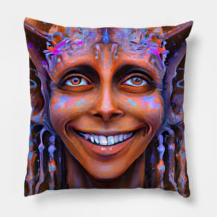 Transdimensional Machine Elf (3) Pillow