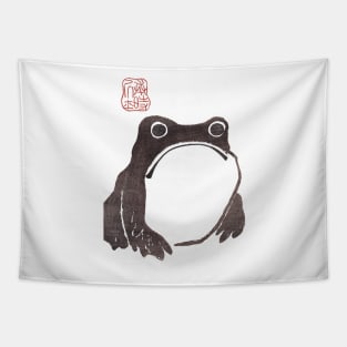 Grumpy Frog - Matsumoto Hoji Tapestry