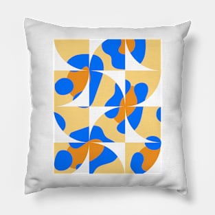 Retro geometry plaid Pillow