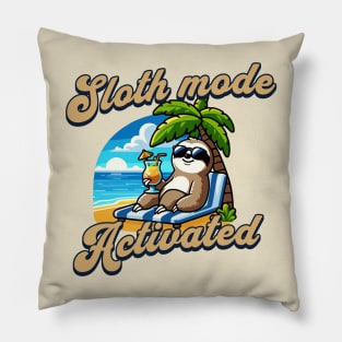 Sloth Mode Activated Pillow