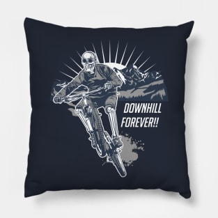 downhill forever Pillow