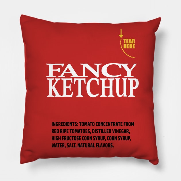 Fancy Ketchup Pillow by Meat Beat